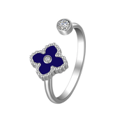 Mini Joory / Ring Blue Silver