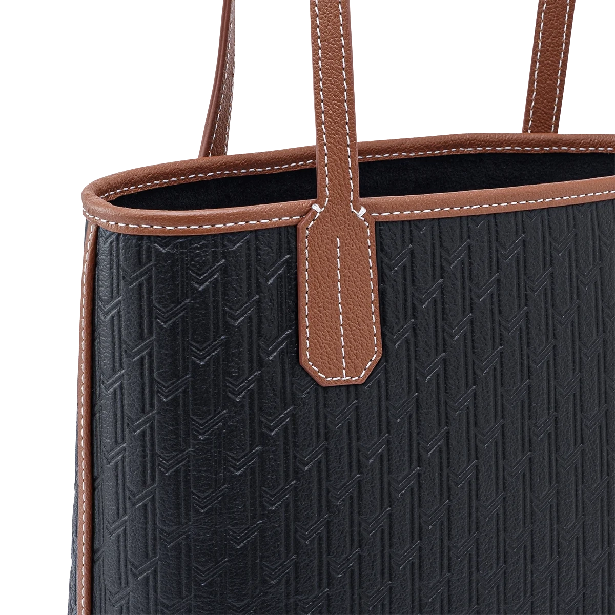 Mini Tote Bag Black / Tan