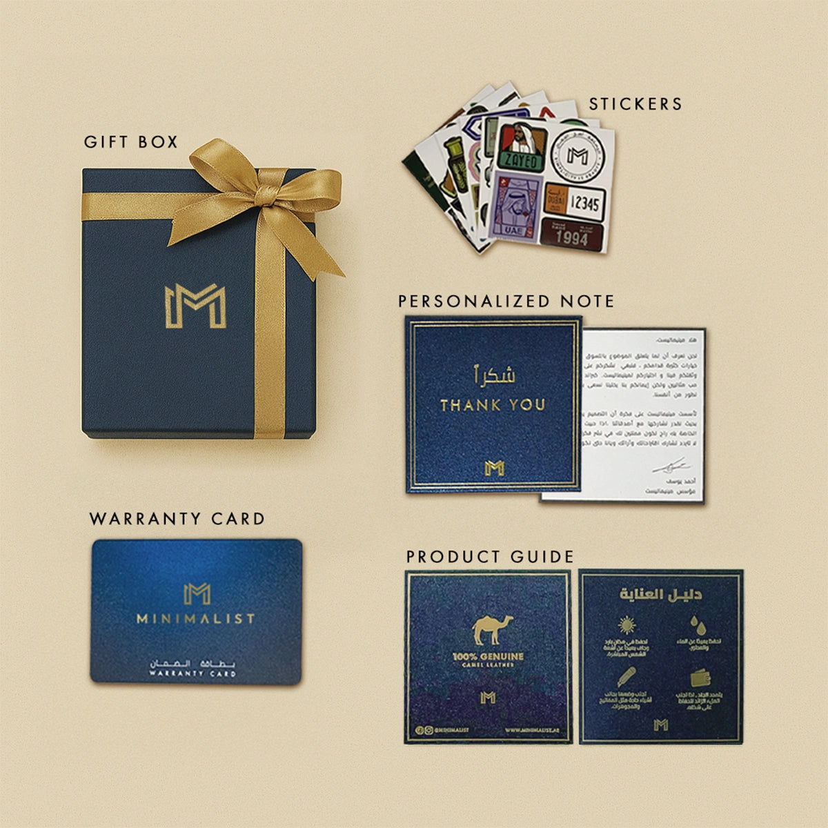 Camel Leather Grey / Silver