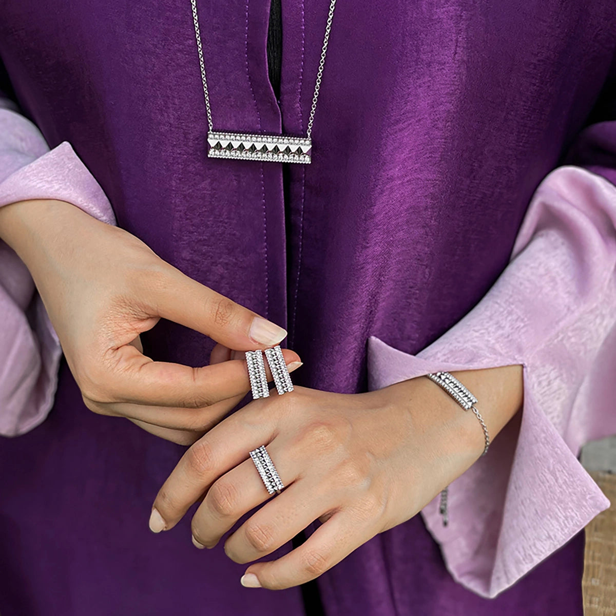 Noora / Earrings Silver