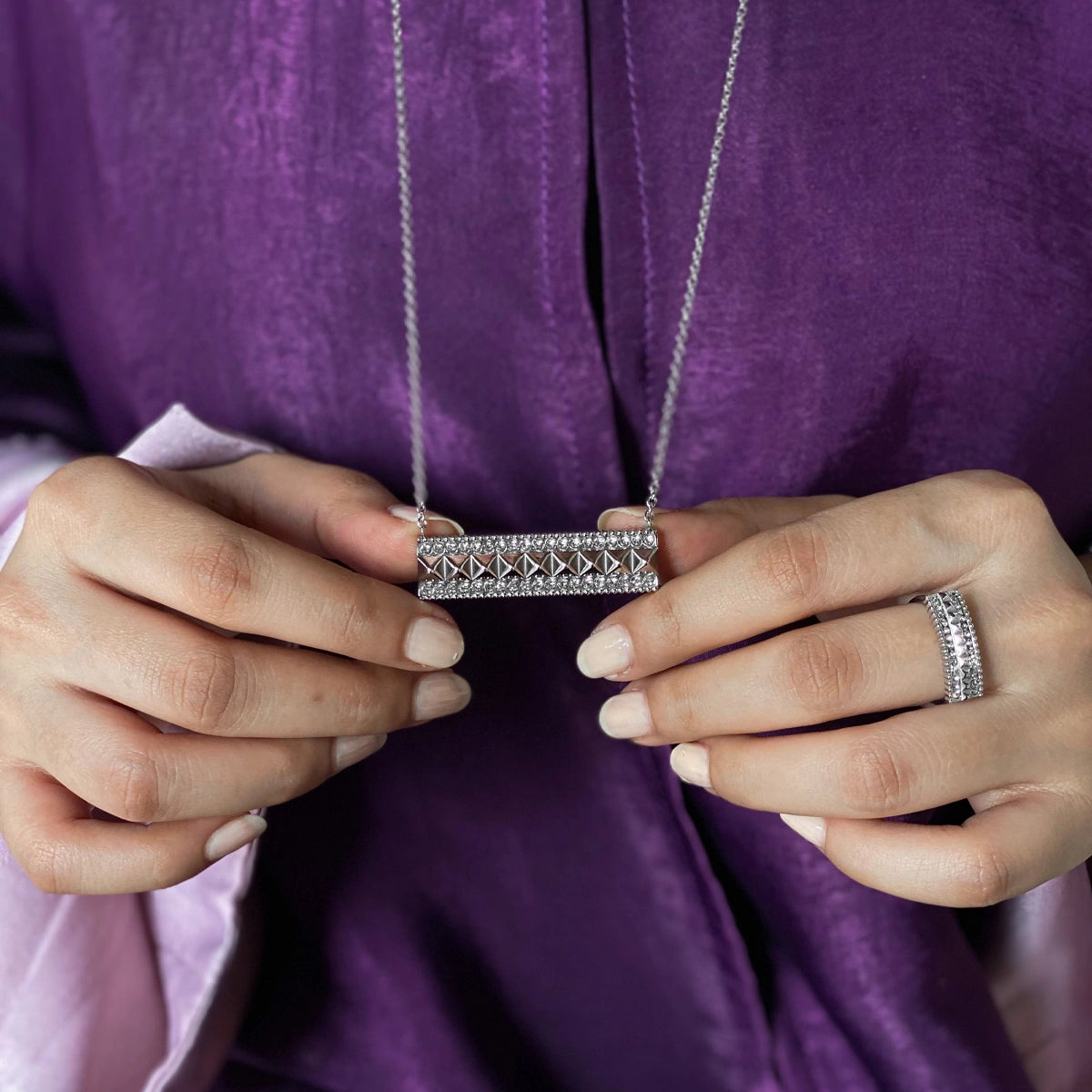 Noora / Necklace Silver