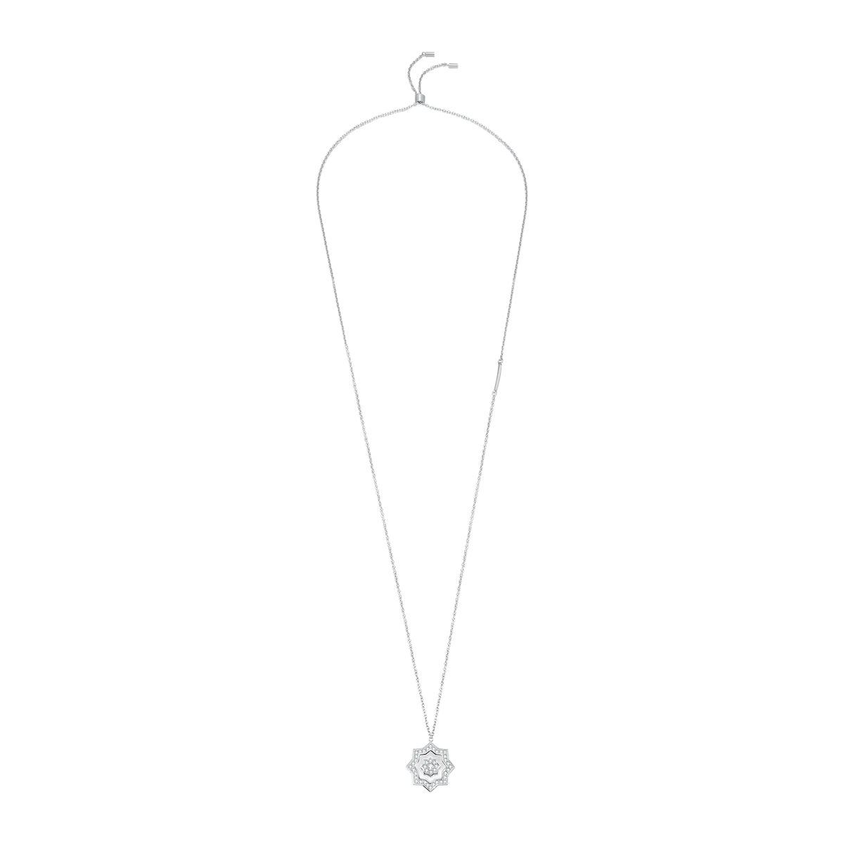 نجم / عُقد اللؤلؤ باللون الفضي