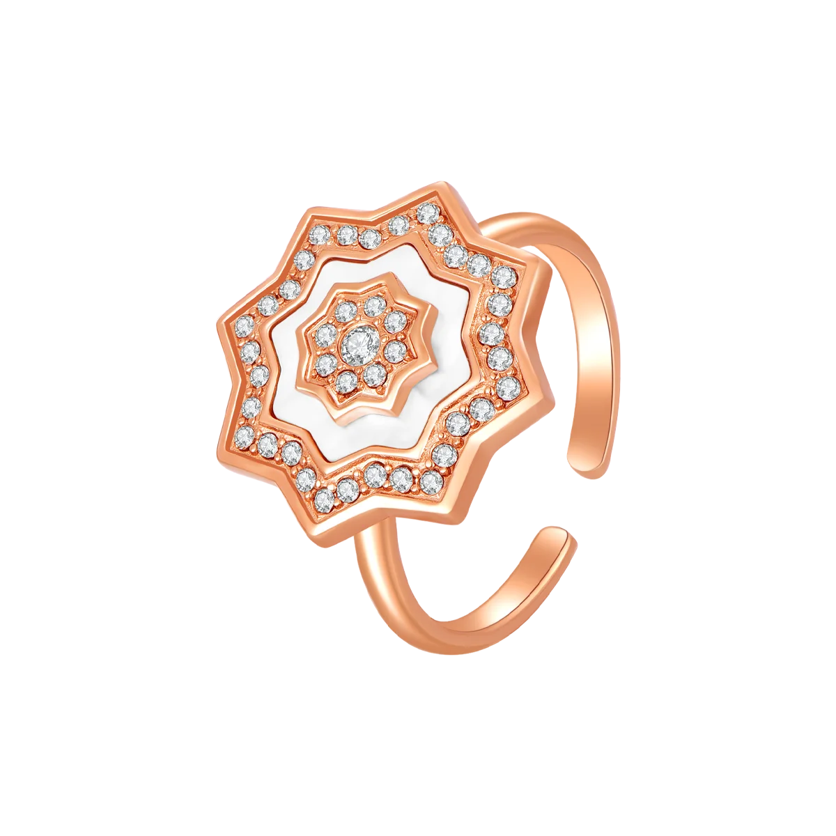 Najm / Ring Pearl Rose Gold