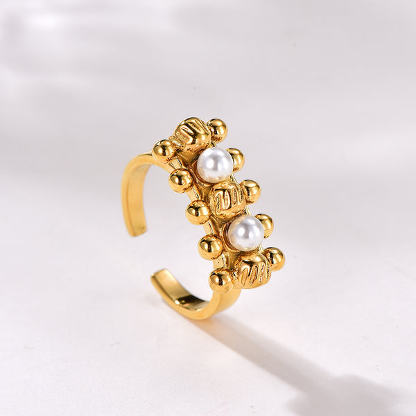 Sadaf / Ring Pearl Gold