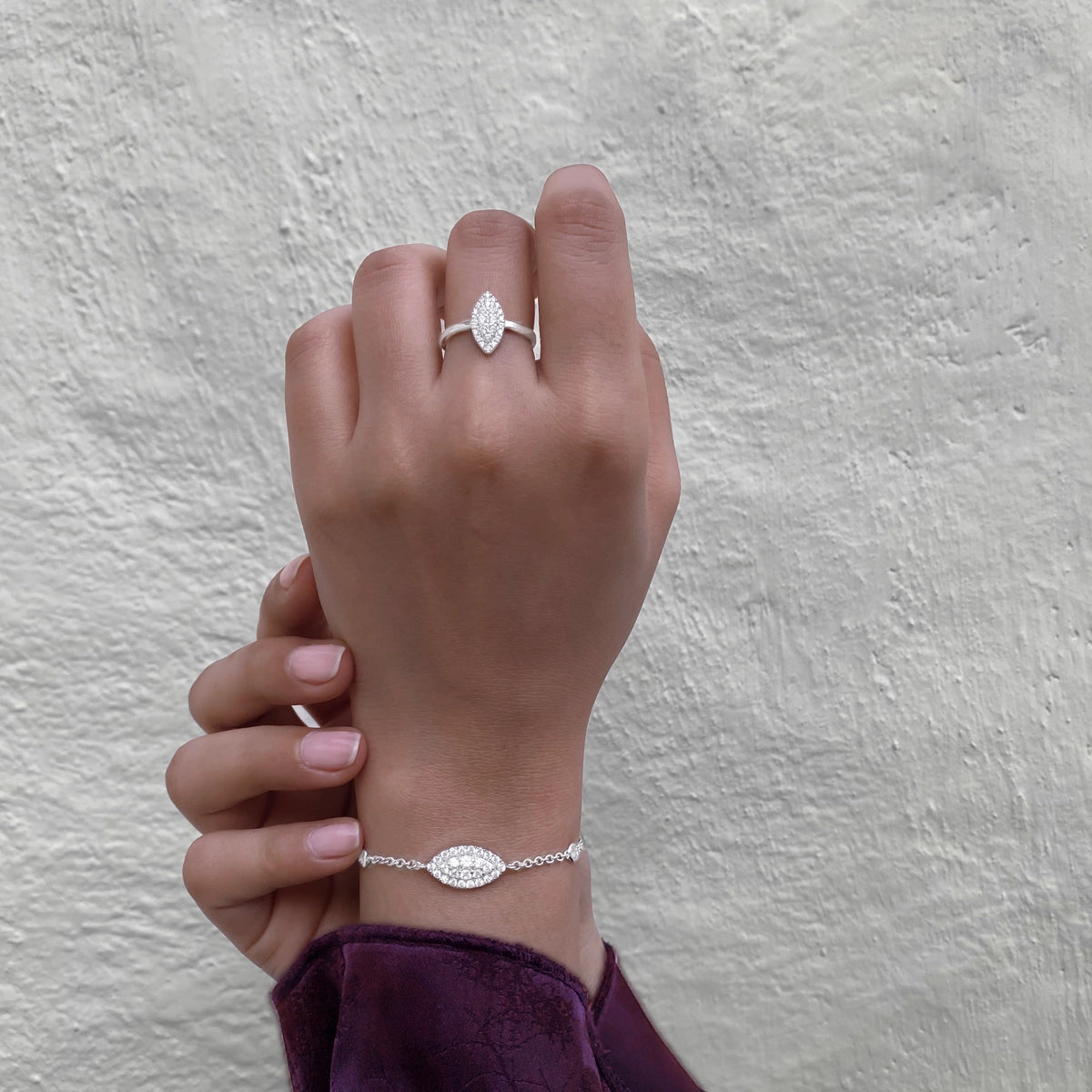 Daisy Leaf / Ring Silver