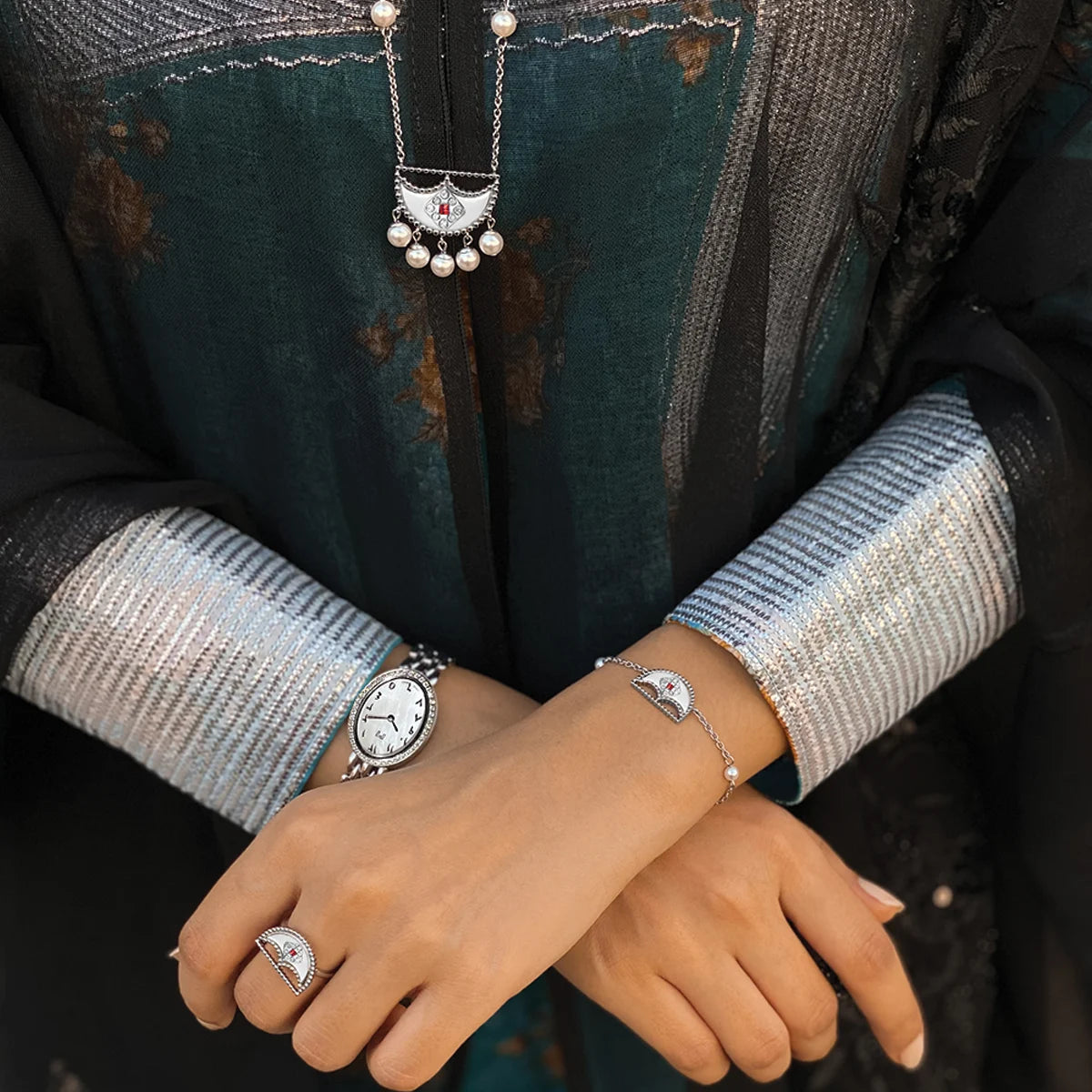 Shnaf / Set Pearl Silver