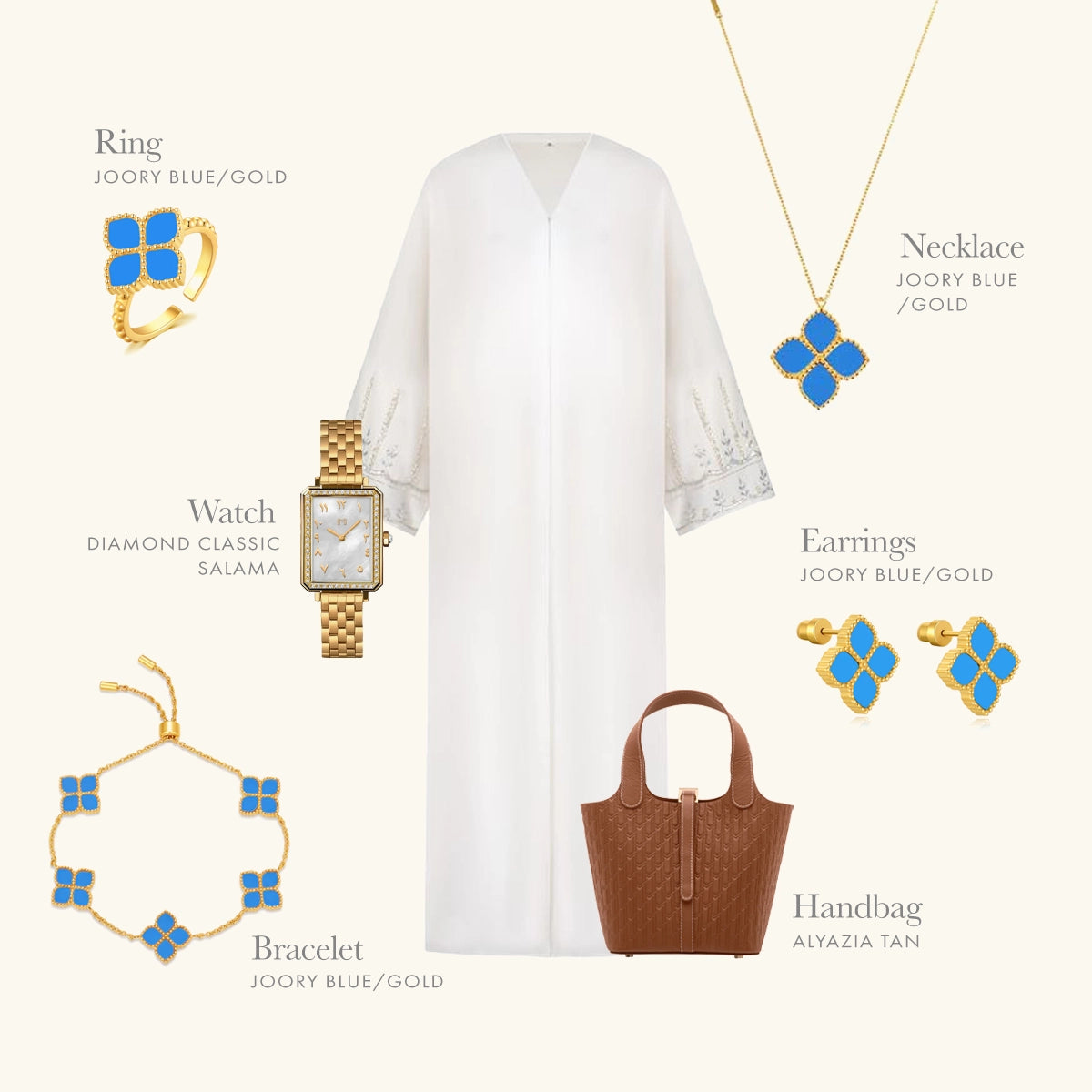 Joory / Ring Teal Gold