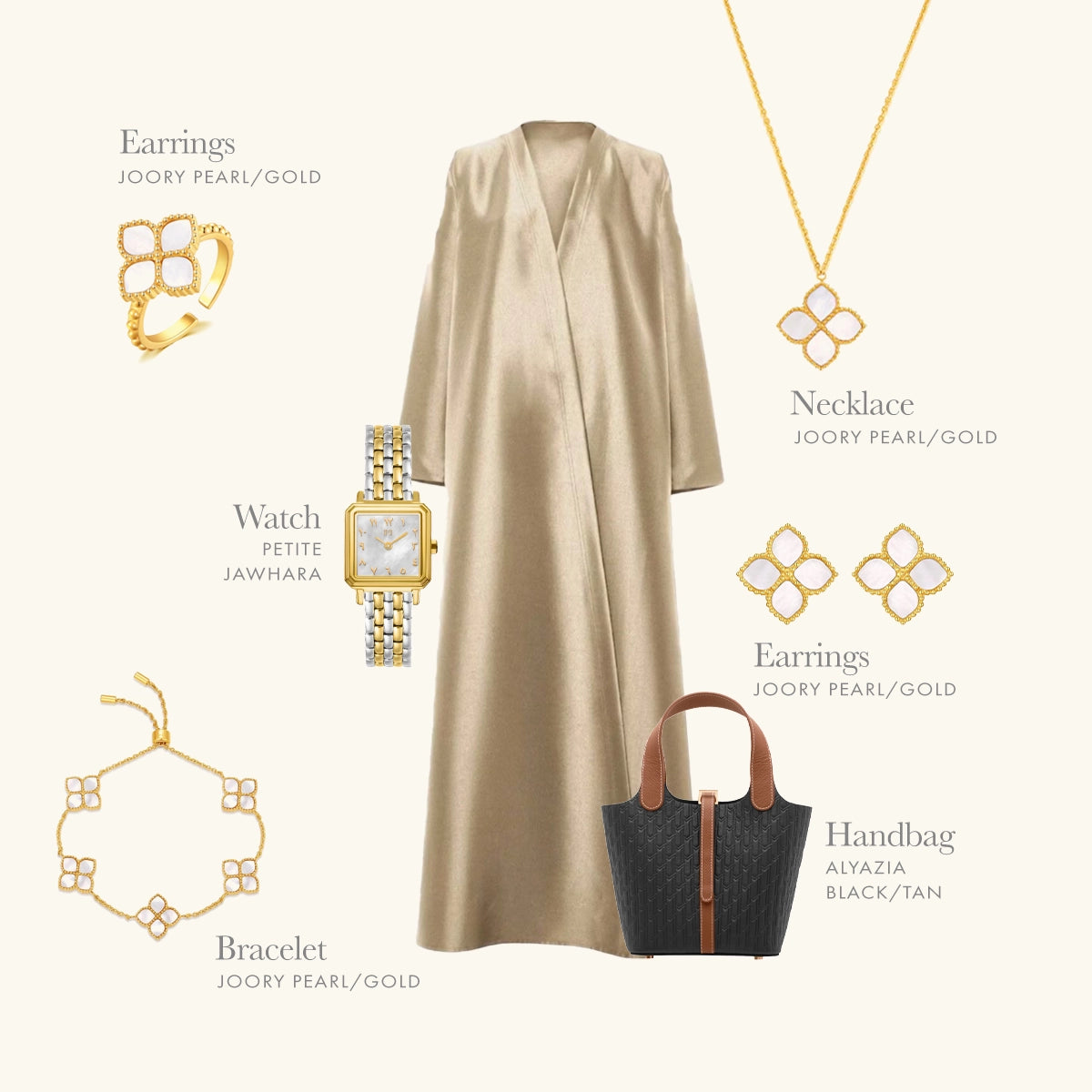 Joory / Set Pearl Gold