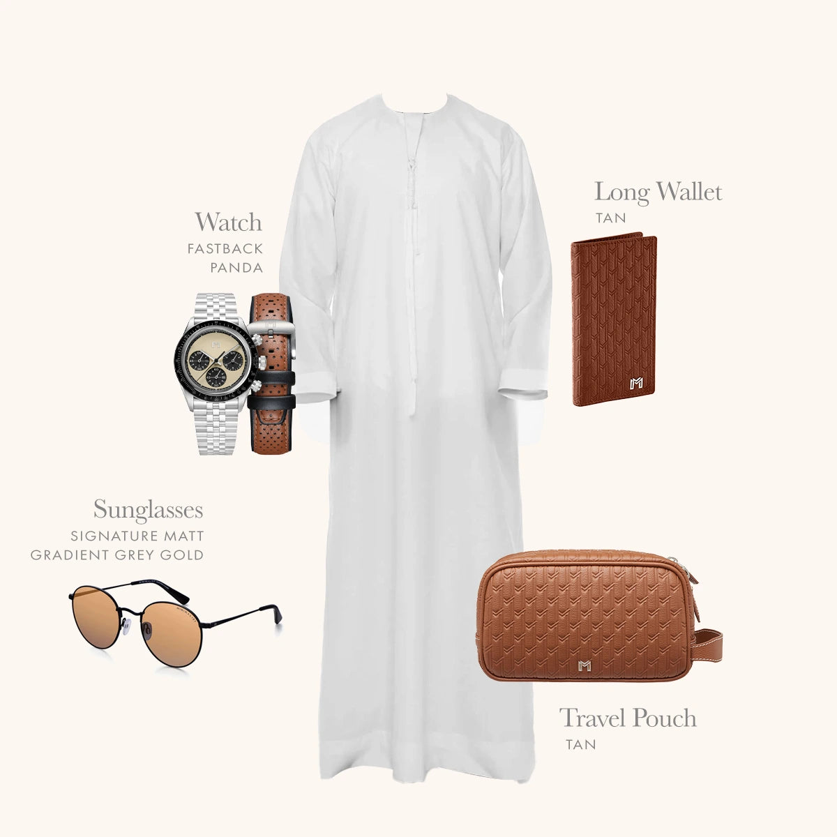 باوتش السفر تان / فضي