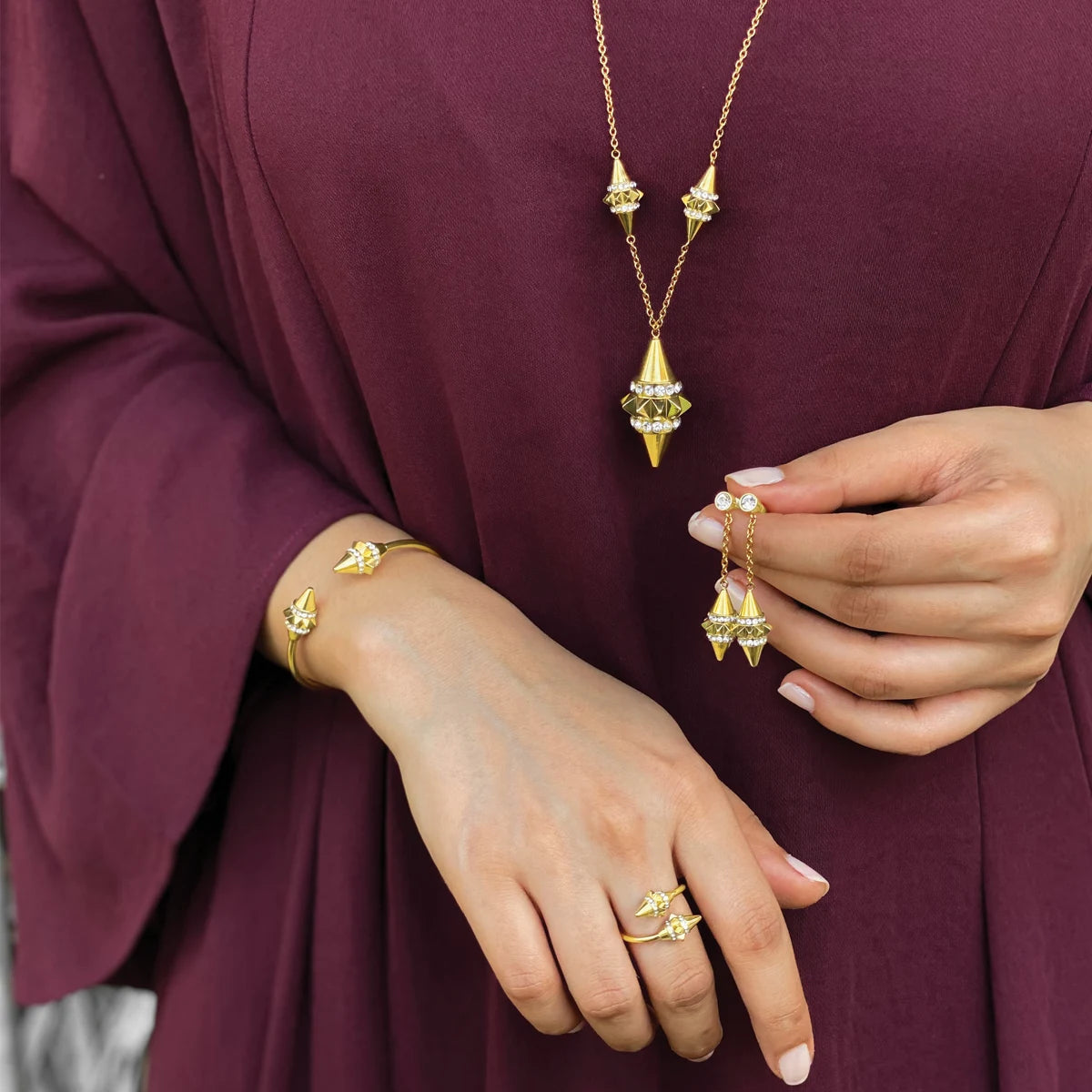 Turath / Earrings Gold