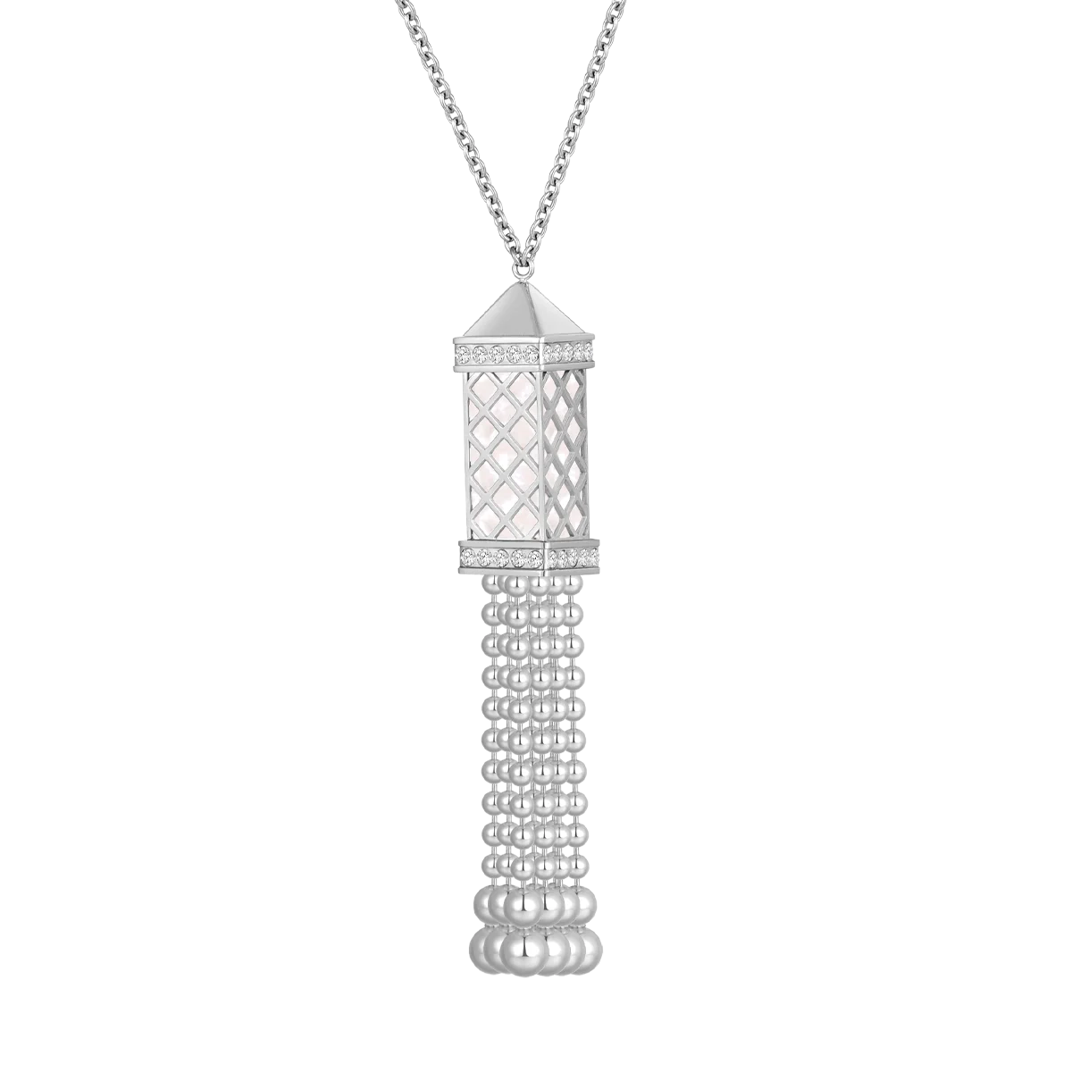 Tassel / Set Pearl Silver