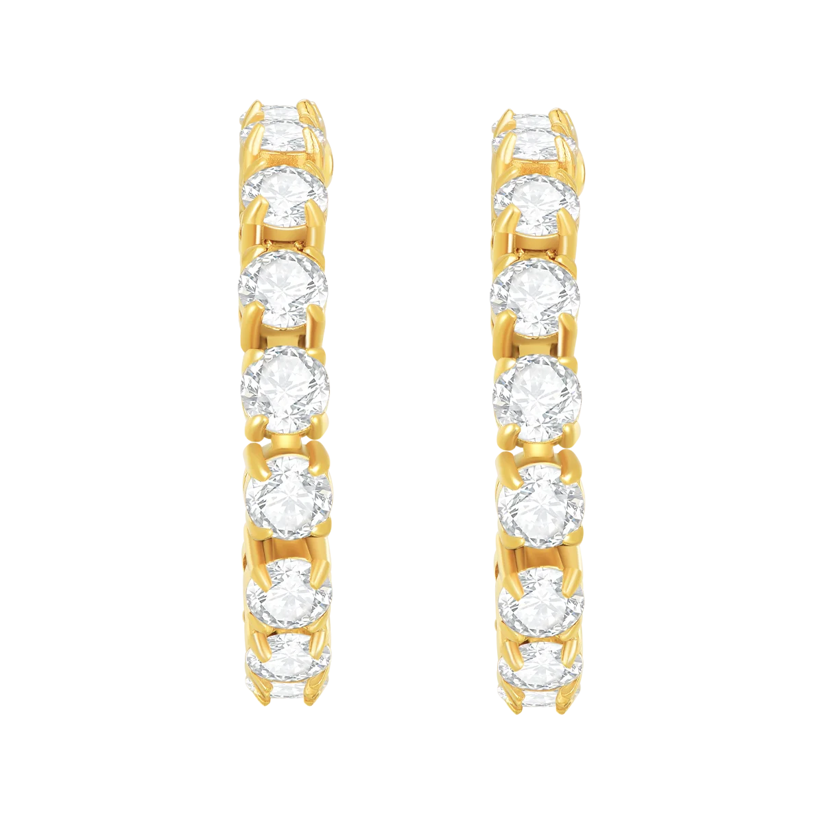 تنس / أقراط باللون الذهبي