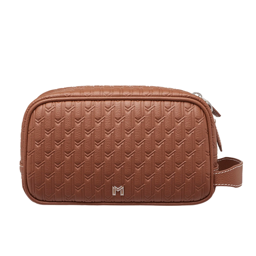 Travel Pouch Tan / Silver