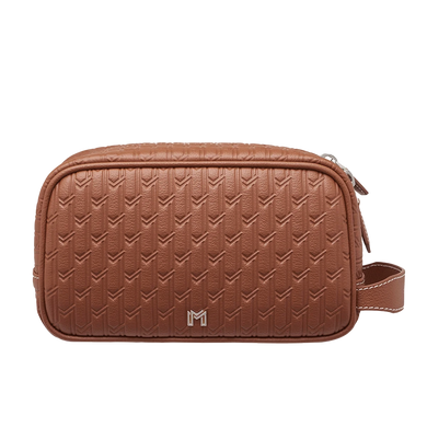 Travel Pouch Tan / Silver