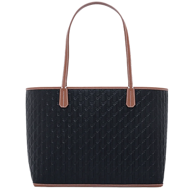 Travel Tote / Black and Tan