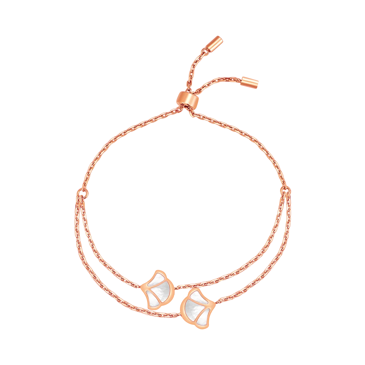 Tulip / Set Pearl Rose Gold