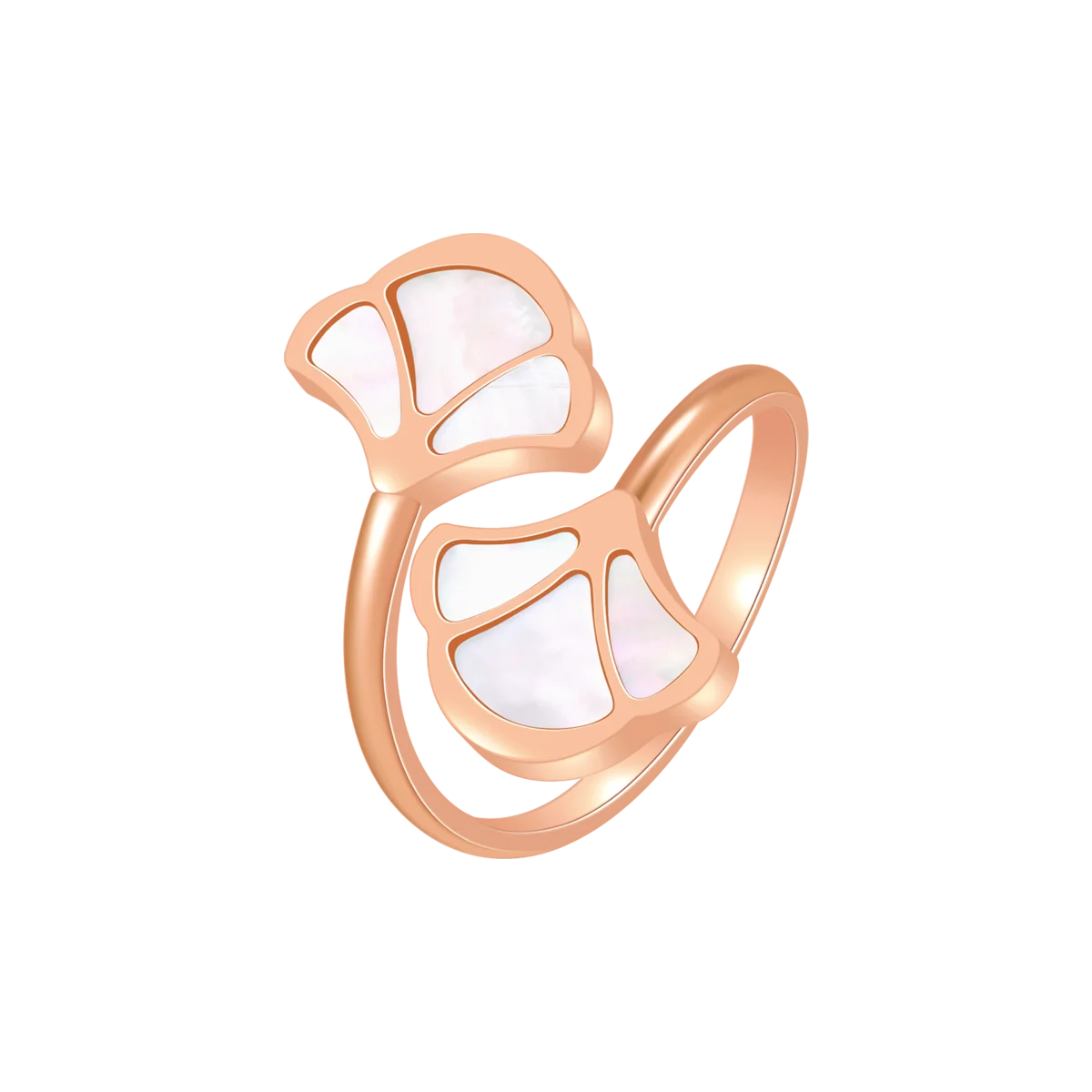 Tulip / Set Pearl Rose Gold