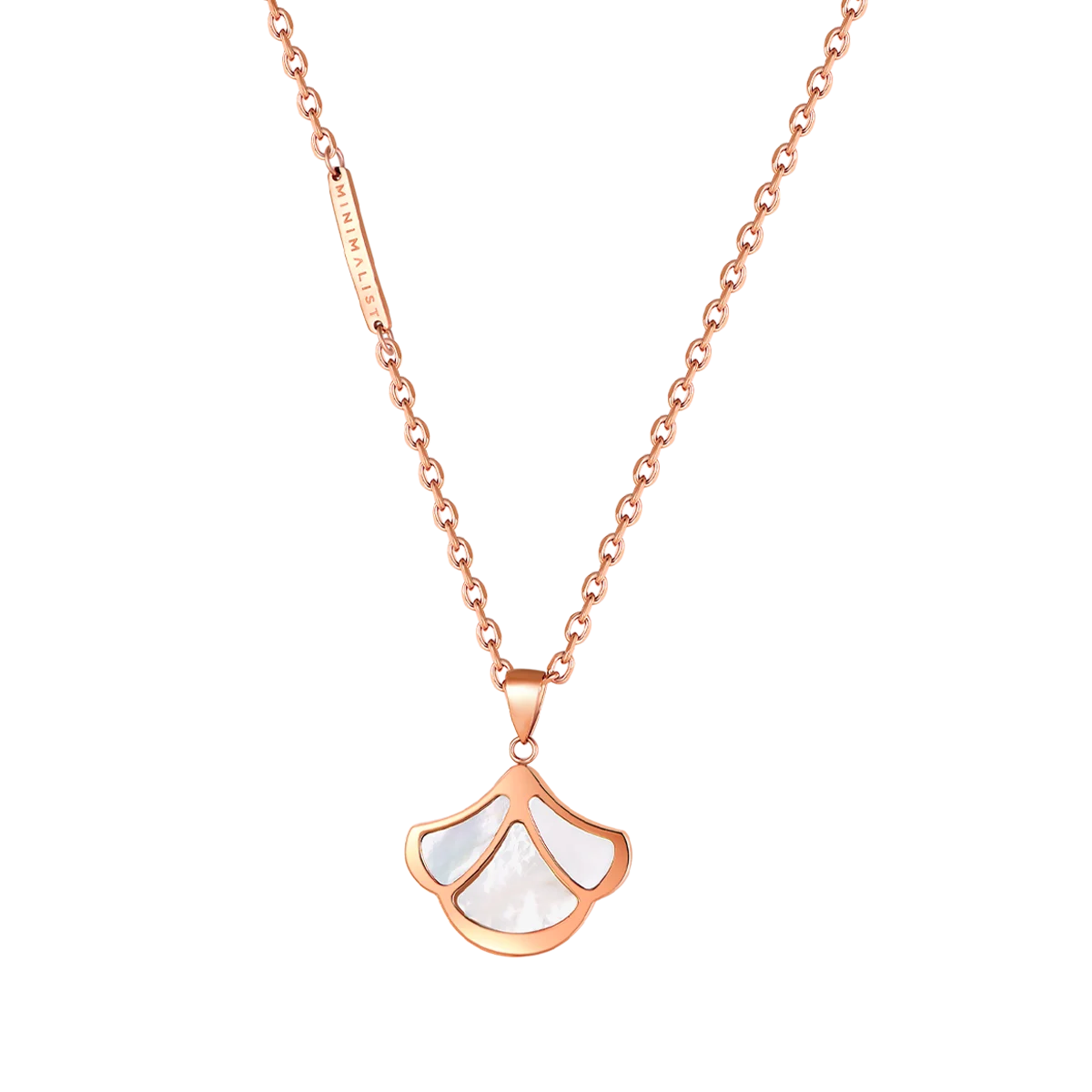 Tulip / Set Pearl Rose Gold