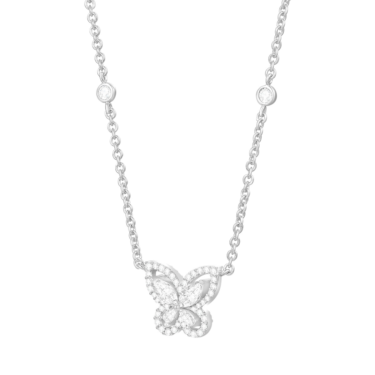 Butterfly / Necklace Silver