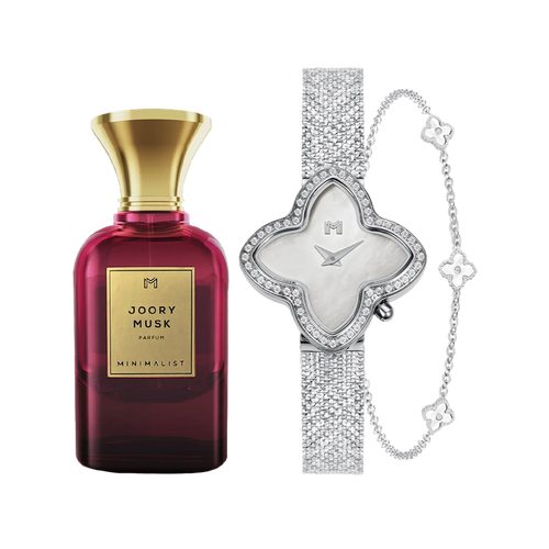 Alia / Mini Joory Pearl Silver / Joory Musk Parfum - Gift Box
