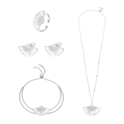 فان / طقم باللون الفضي