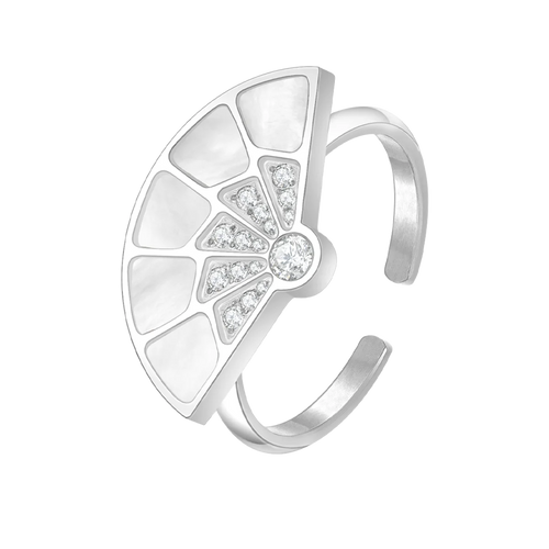 Fan / Ring Silver