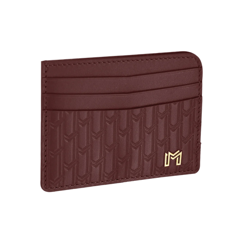 جلد ايطالي بورغندي / ذهبي