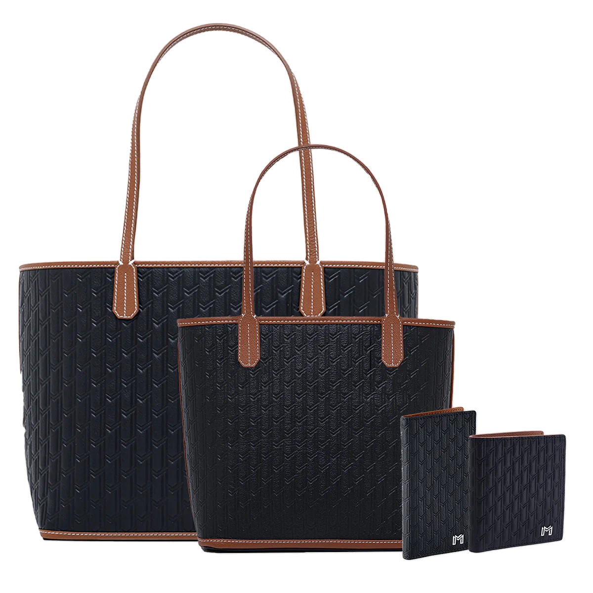 ترافل توت /أسود مع تان