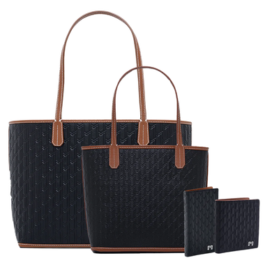 Travel Tote / Mini Tote / Long Wallet / Mini Wallet - Gift Set