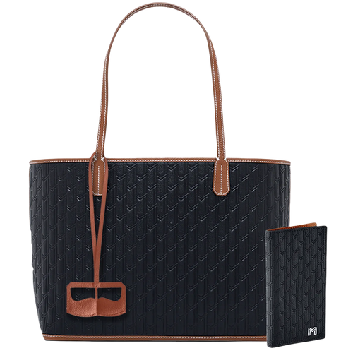 ترافل توت /أسود مع تان