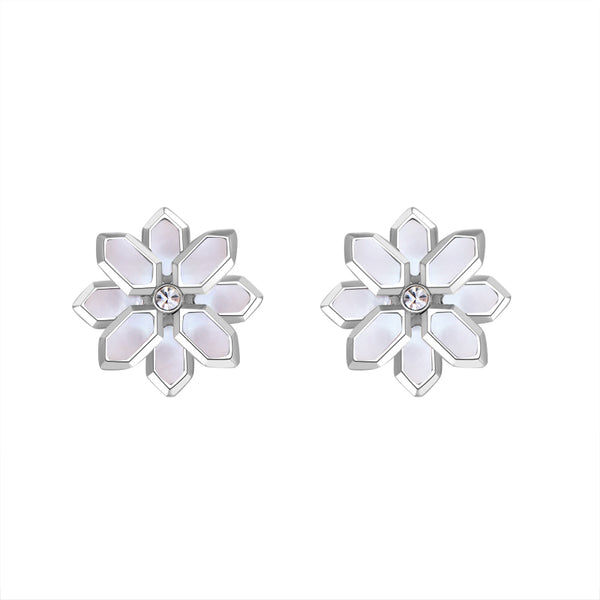 Lotus / Earrings Pearl Silver
