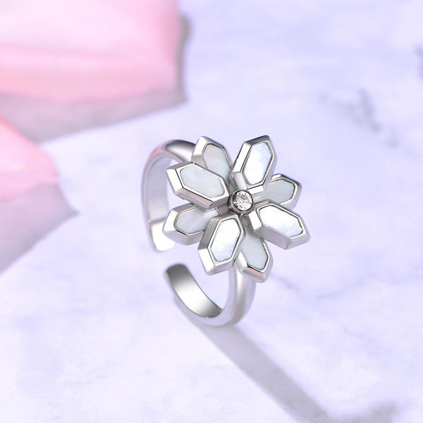 Lotus / Ring Pearl Silver
