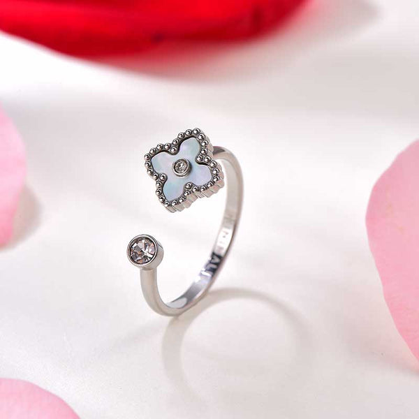 Mini Joory / Ring Pearl Silver