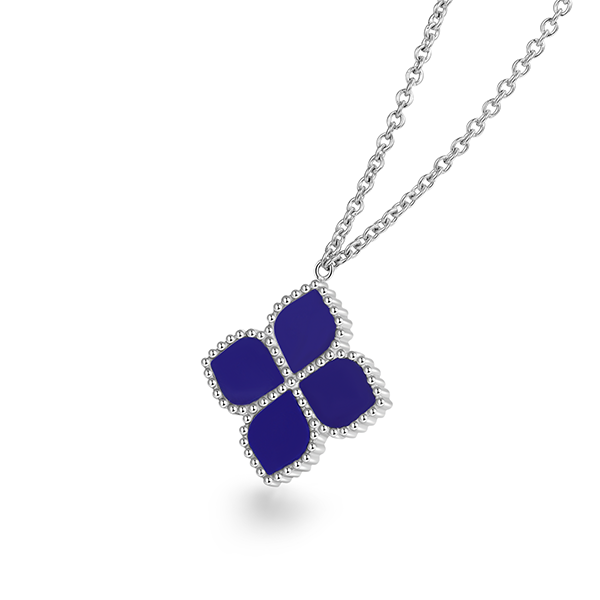 Joory / Necklace Blue Silver