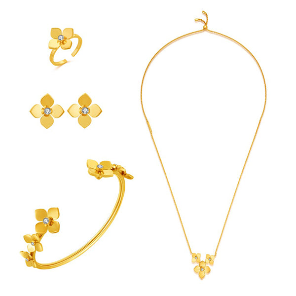 Bloom Jewellery Set / Gold