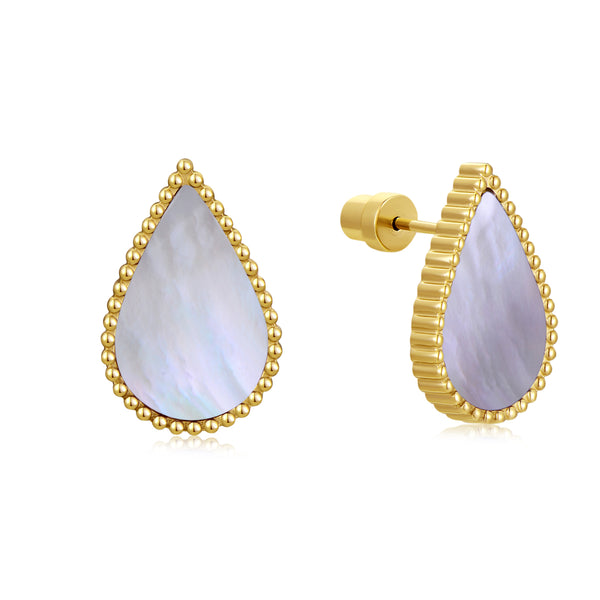 Drop / Earrings Pearl Gold