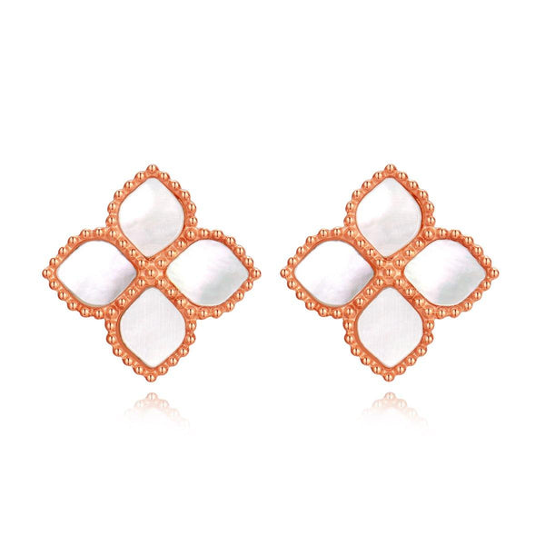 Joory / Earrings Pearl Rose Gold - MINIMALIST