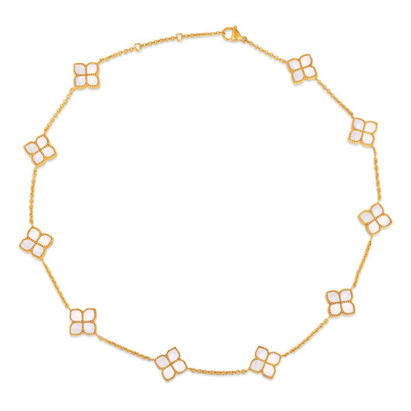 Joory / Choker Necklace Pearl Gold