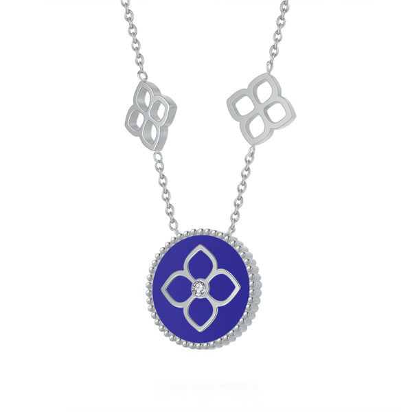 Ameera / Necklace Blue Silver