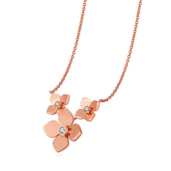 Bloom / Necklace Rose Gold