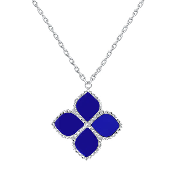 Joory / Necklace Blue Silver