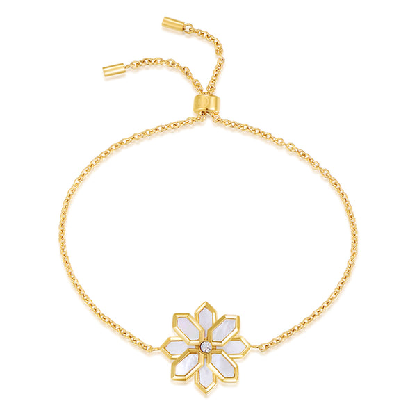 Lotus / Bracelet Pearl Gold
