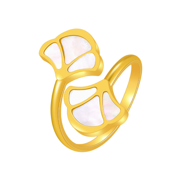 Tulip / Ring Pearl Gold