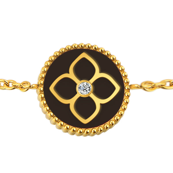 Ameera / Bracelet Black Gold
