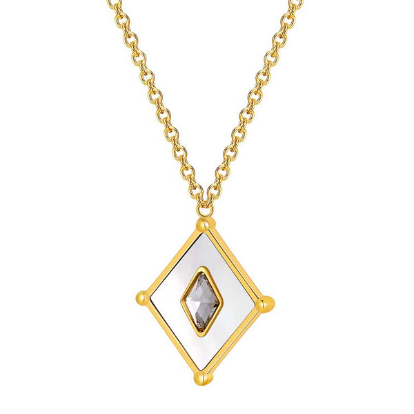 Kite / Necklace Pearl Gold